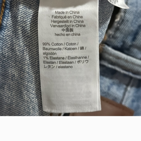 Madewell Slim Jeans Light Wash Blue Stretch Denim 2021-32x32 - Picture 7 of 10